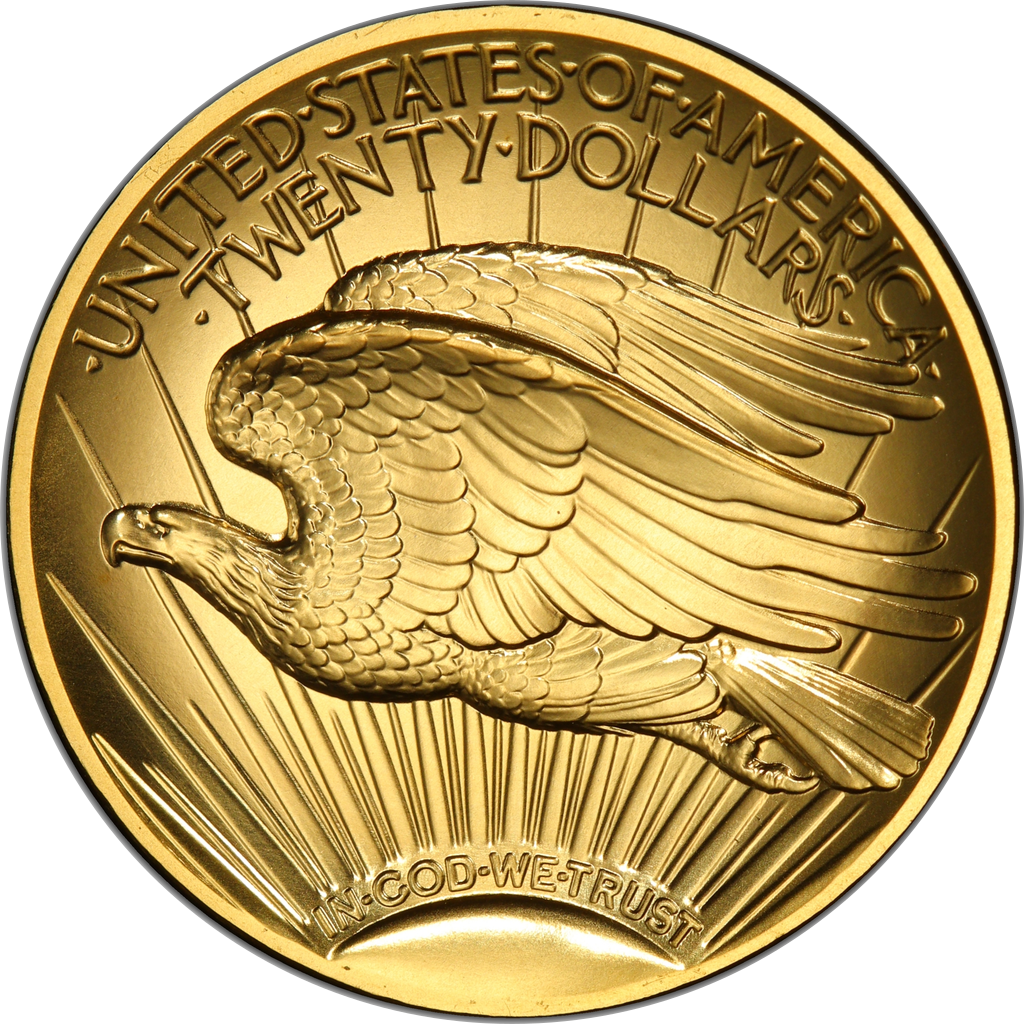 20 Dollars "Saint-Gaudens - Double Eagle" reverse