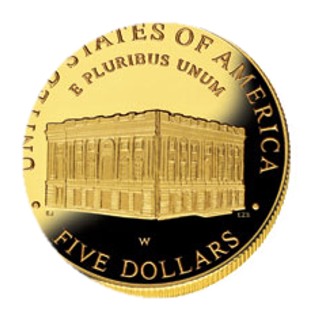 5 Dollars (U.S. Capitol Visitor Center) reverse