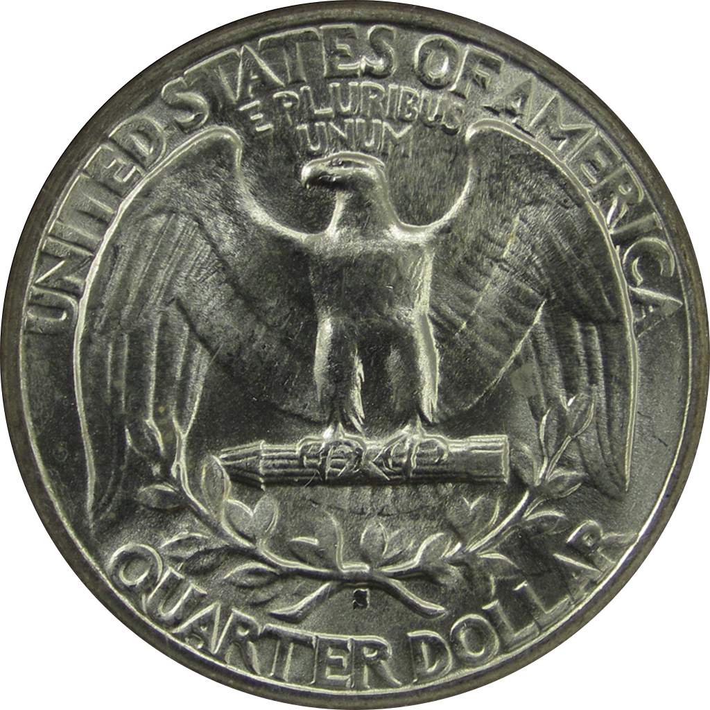 ¼ Dollar "Washington Silver Quarter" reverse