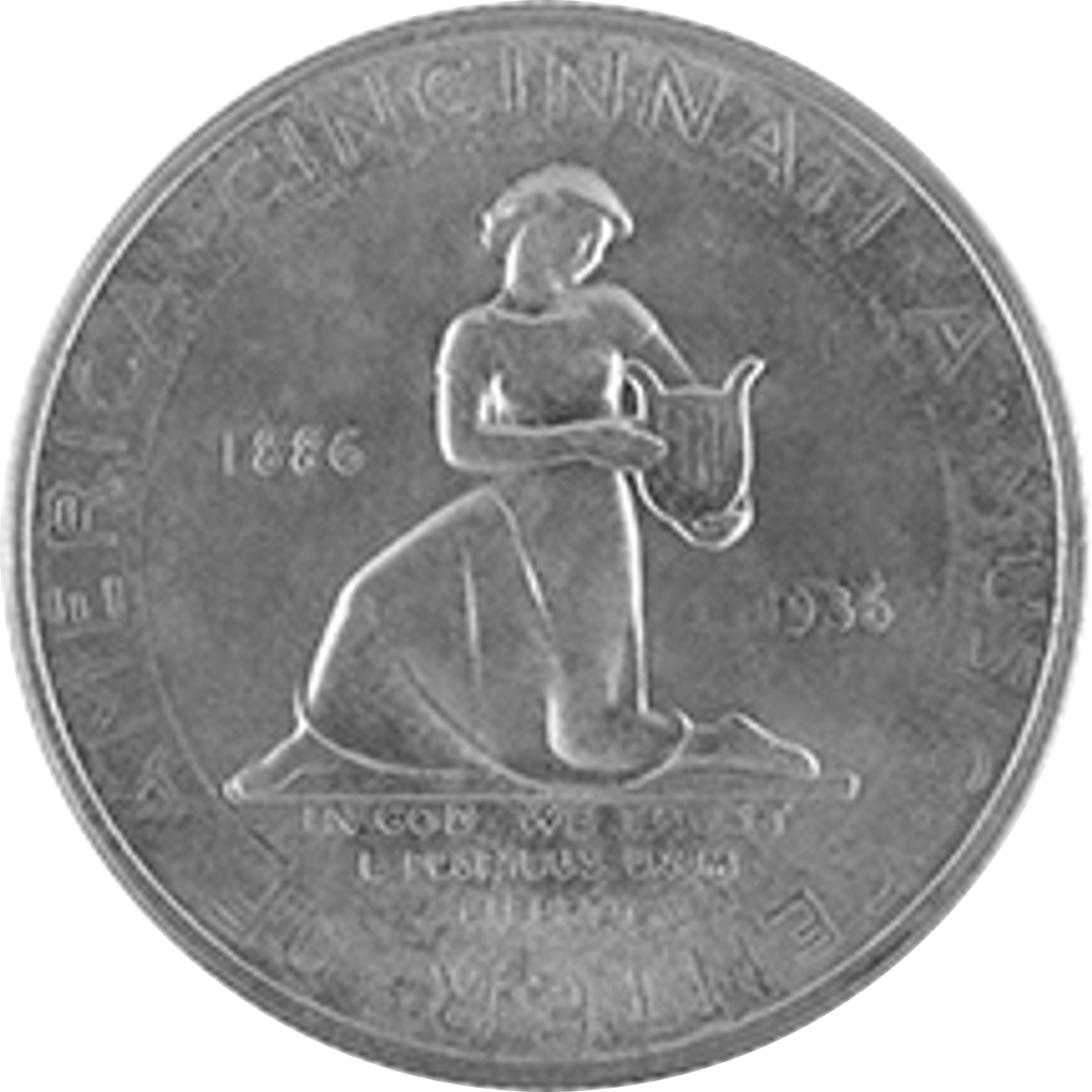 ½ Dollar (Cincinnati Music Center) reverse