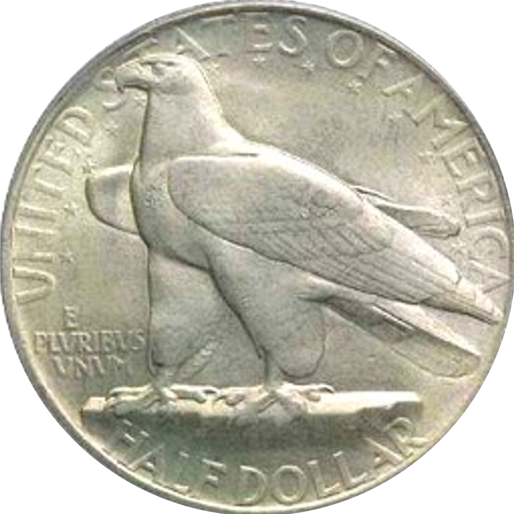 ½ Dollar (Connecticut) reverse