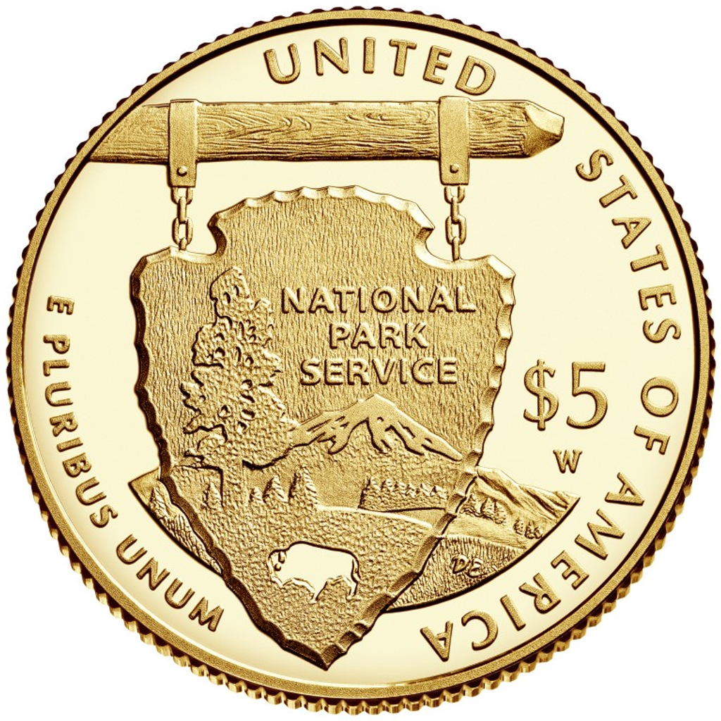 5 Dollars (National Park Service) reverse
