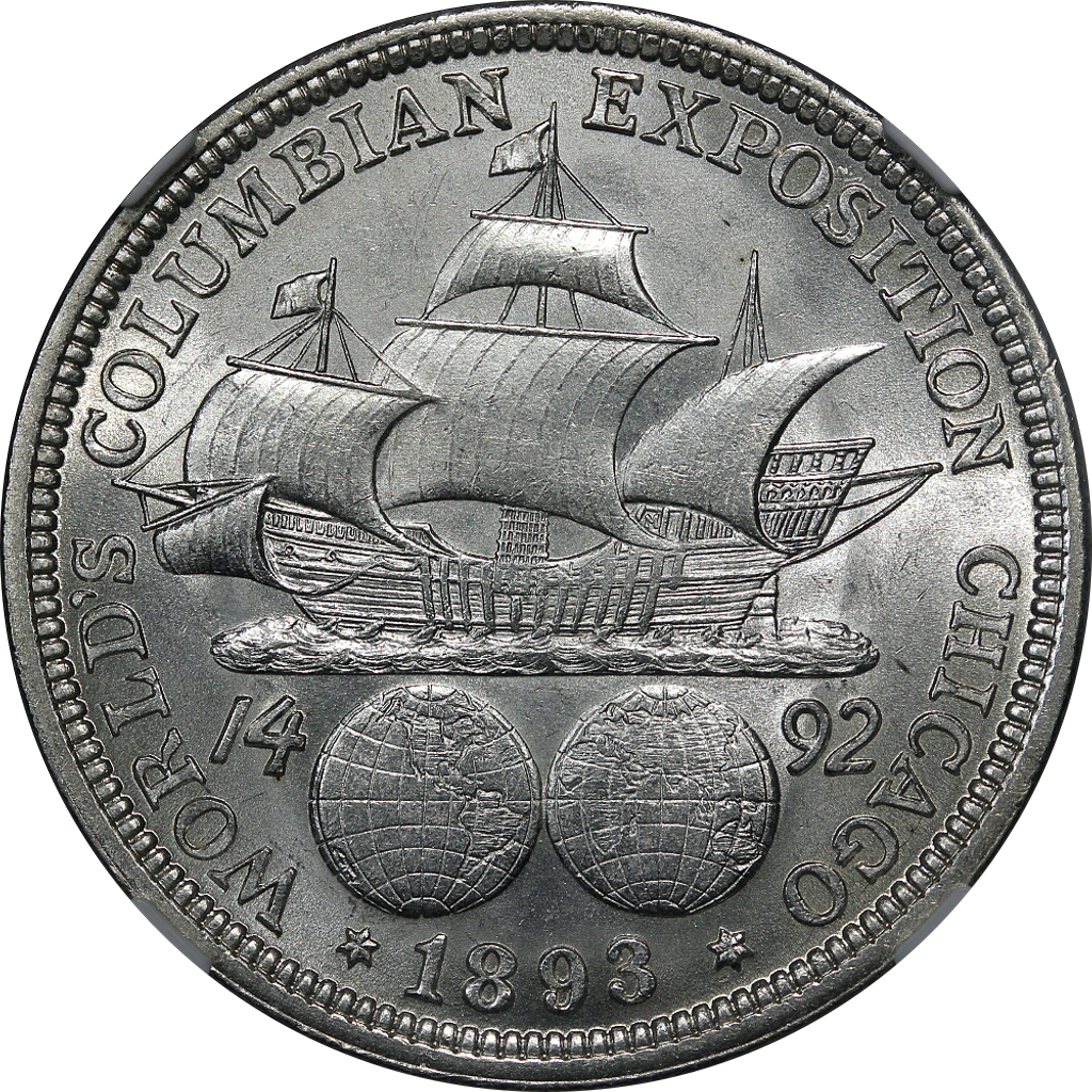 ½ Dollar (Columbian Exposition) reverse
