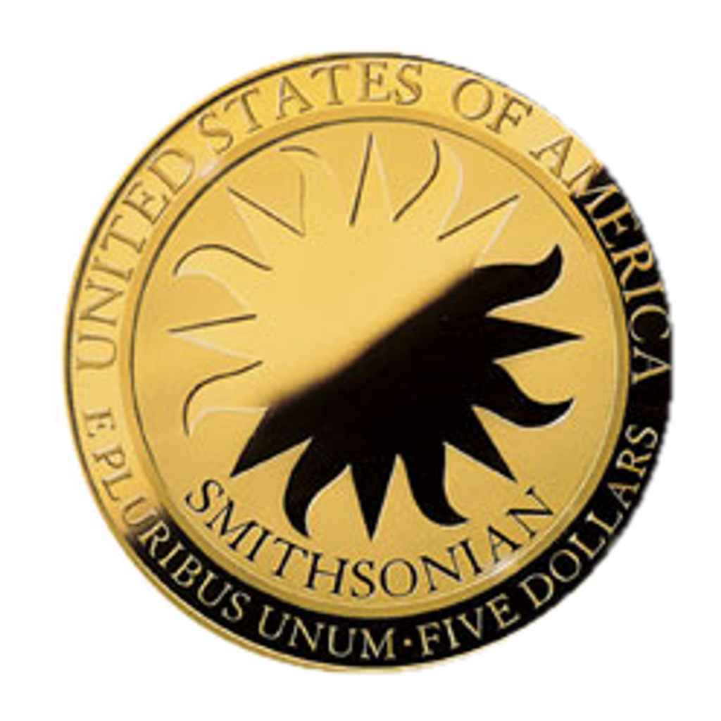 5 Dollars (Smithsonian Institution 150th Anniversary) reverse