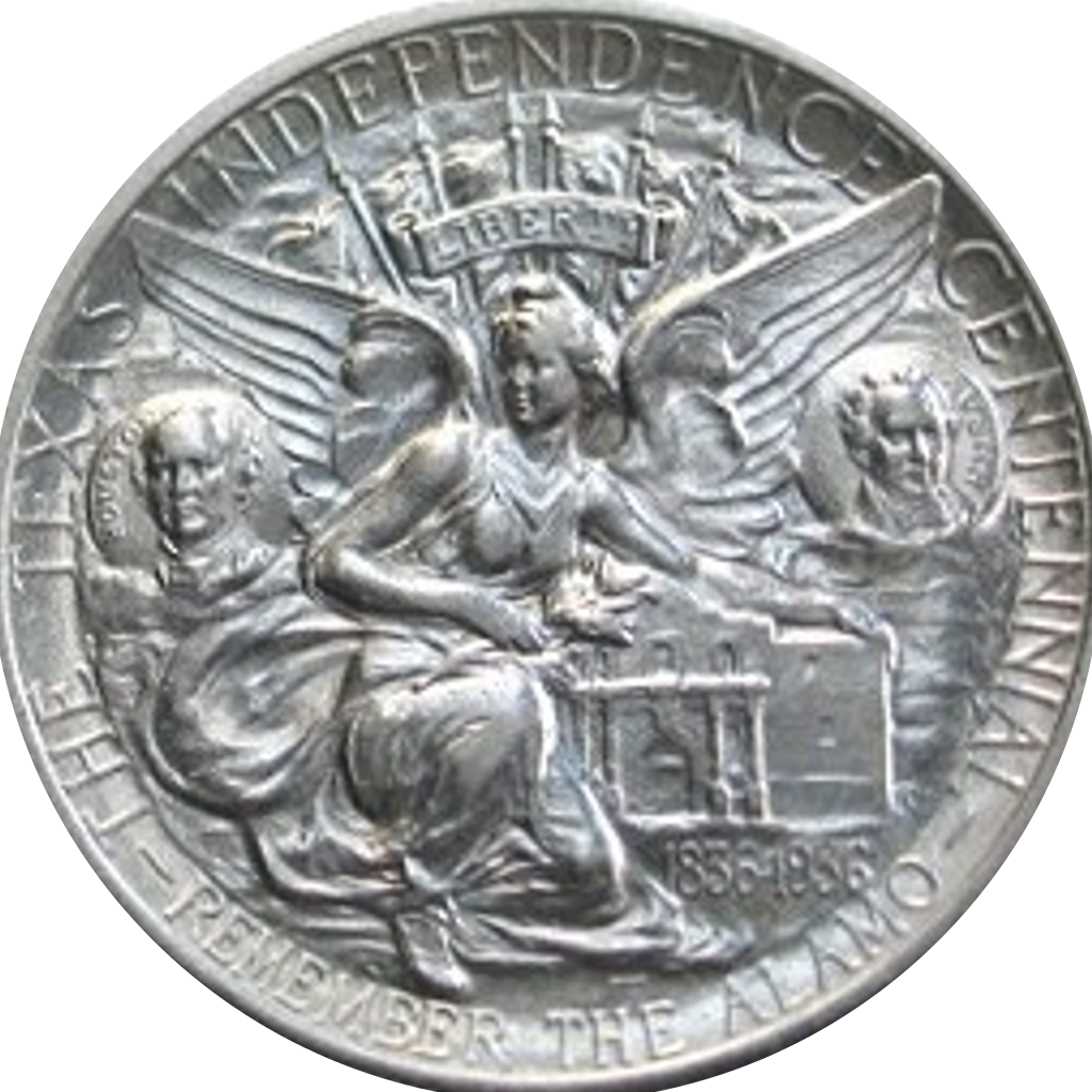 ½ Dollar (Texas Independence) reverse