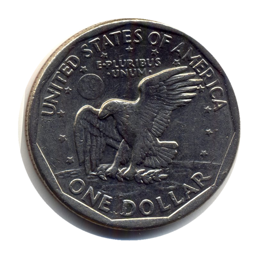 1 Dollar "Susan B. Anthony Dollar" reverse