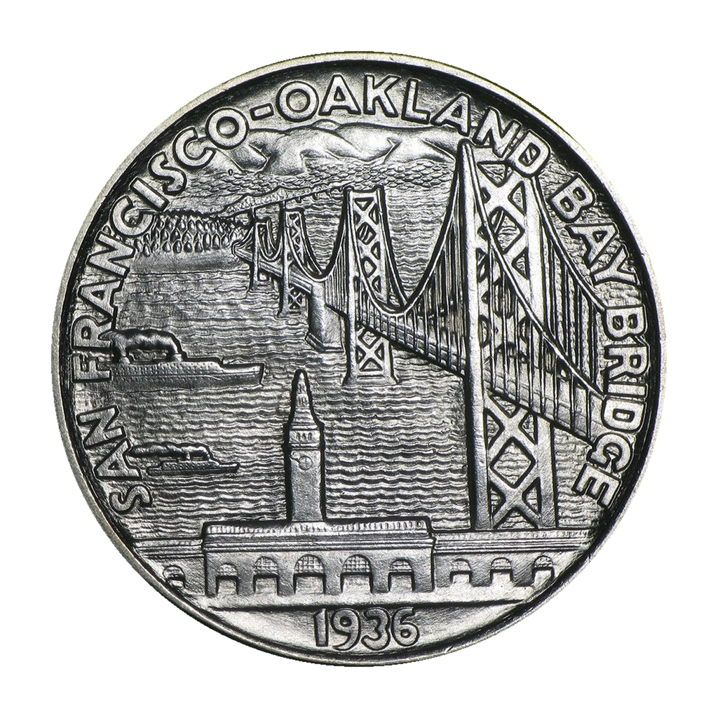 ½ Dollar (San Francisco - Oakland Bay Bridge) reverse