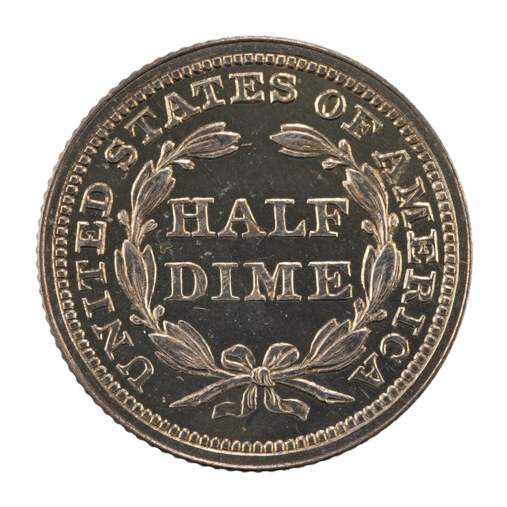½ Dime "Seated Liberty Half Dime" reverse