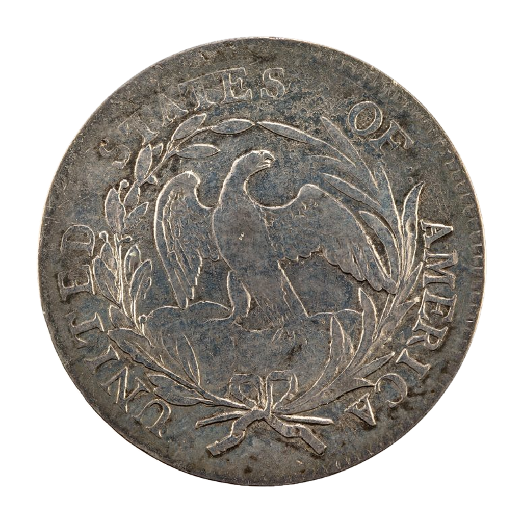 1 Dime "Draped Bust Dime" reverse