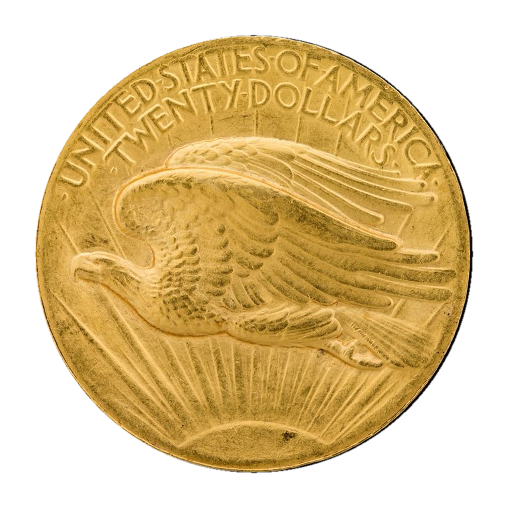 20 Dollars "Saint-Gaudens;" reverse