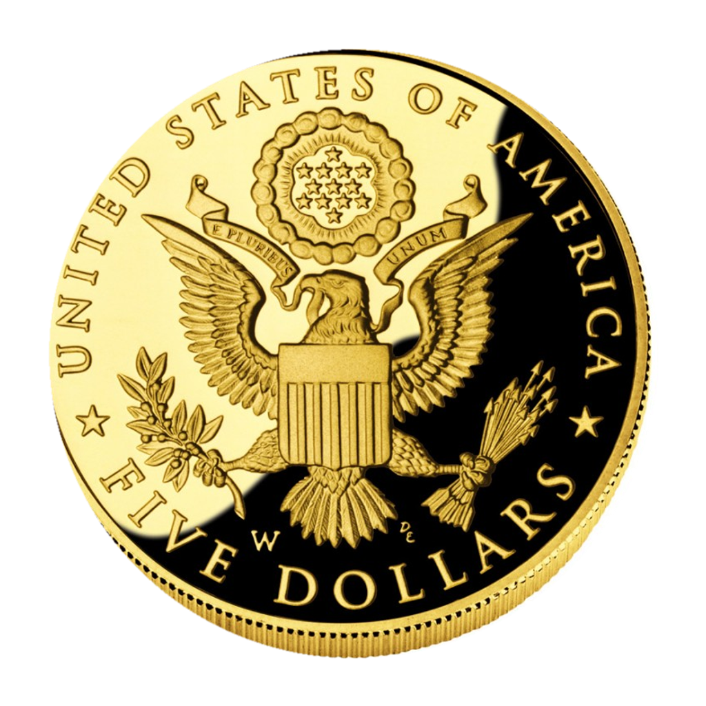 5 Dollars (Bald Eagle Recovery and National Emblem) reverse