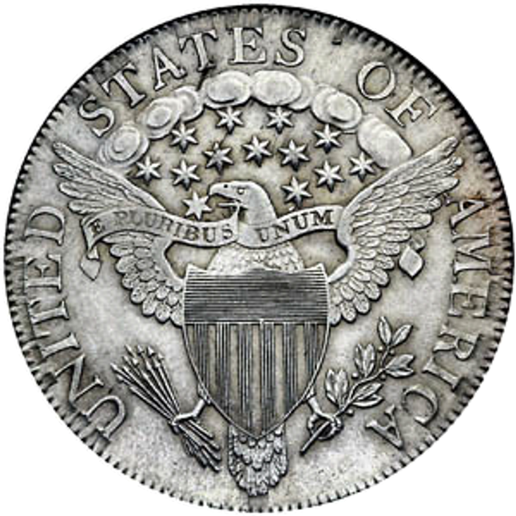 ½ Dollar "Draped Bust Half Dollar" reverse